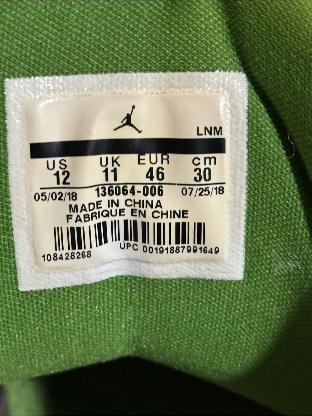 nike air Jordan 3 Retro Chlorophyll